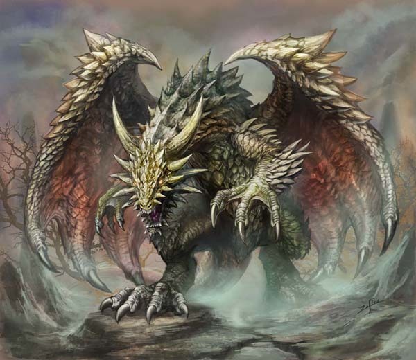 トゲトゲドラゴンとドラゴン絵のタグについて 七海ルシアのイラストギャラリー