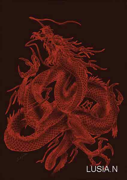 赤い龍 Kurenai 七海ルシアのイラストギャラリー